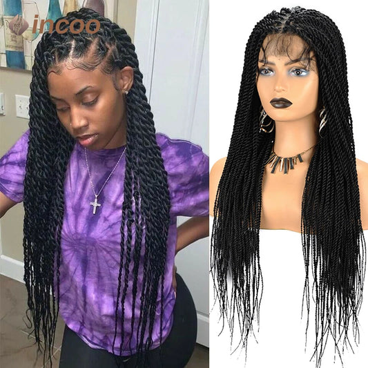 Twist Box Braided Lace Front Synthetic Wig