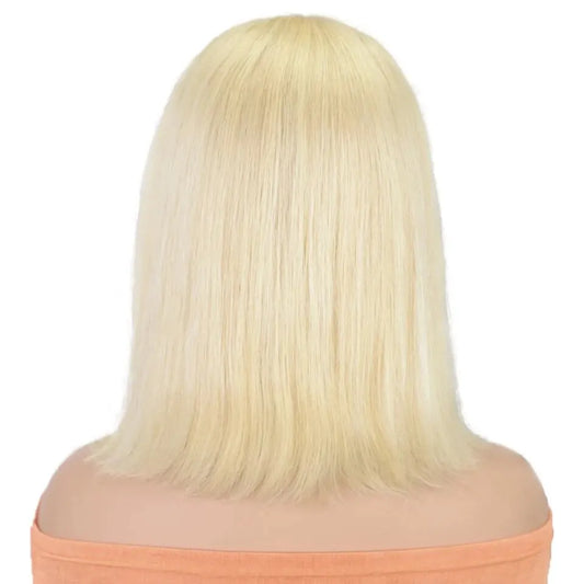 Honey Blonde Straight Short Bob Wig