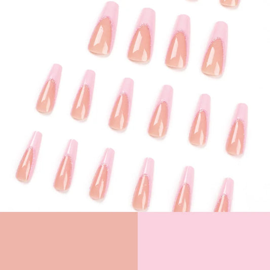 Pink French Tip Press on Nails