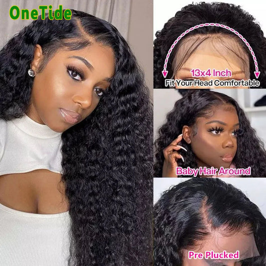 13x4 Lace Front Deep Wave Lace Frontal