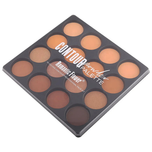 12 Coffee Color Contour Palette Makeup