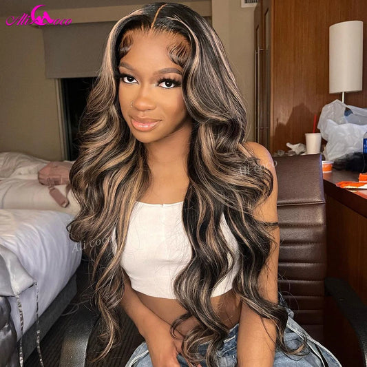 Blonde Highlight Body Wave Wig