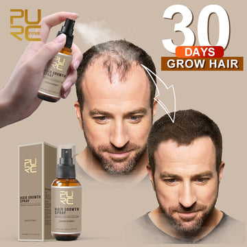 PURC New Hair Growth Spray Fast Grow Hair Oil hair loss Treatment For Thinning Hair Products Hair Care for Men Women 30ml