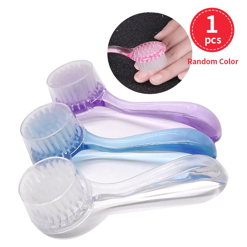 Nail Cleaning Brushes Remove Dust Acrylic Drawing Painting Brush Manicure Nails Art Accessories UV Gel Polishing Nail Brushes