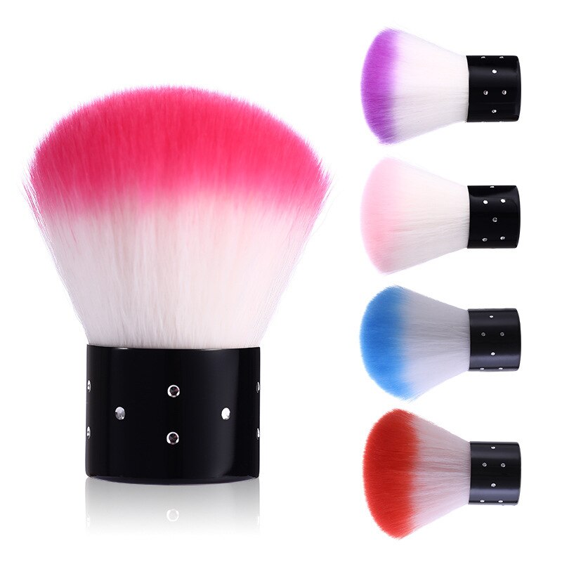 Nail Cleaning Brushes Remove Dust Acrylic Drawing Painting Brush Manicure Nails Art Accessories UV Gel Polishing Nail Brushes