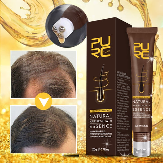 PURC Ginger Hair Growth Products Fast Growing Hair Serum Thickening Prevent Hair Loss Scalp Treatment for Men Beauty Health Care