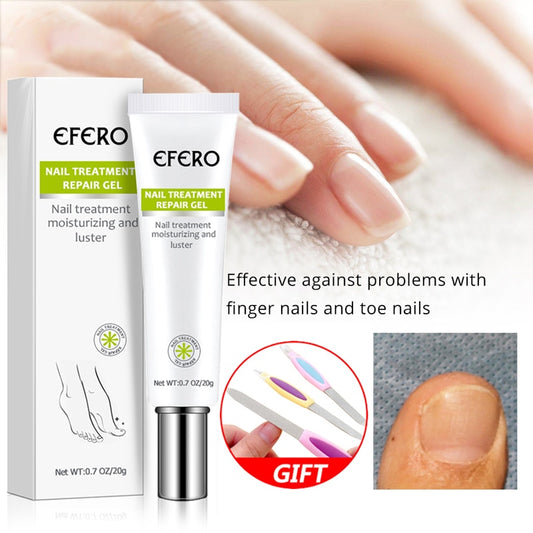 efero Fungal Nail Serum Repair Essence Foot Nail Fungus Removal Gel Anti Infection Paronychia Onychomycosis Nail Treatment