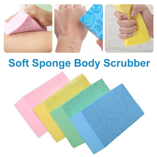 Bath Soft Body Exfoliator Sponge Body Scrub Sponge Dead Skin Removal Bath Exfoliating Scrub Sponge Body Shower Cleansing Brush