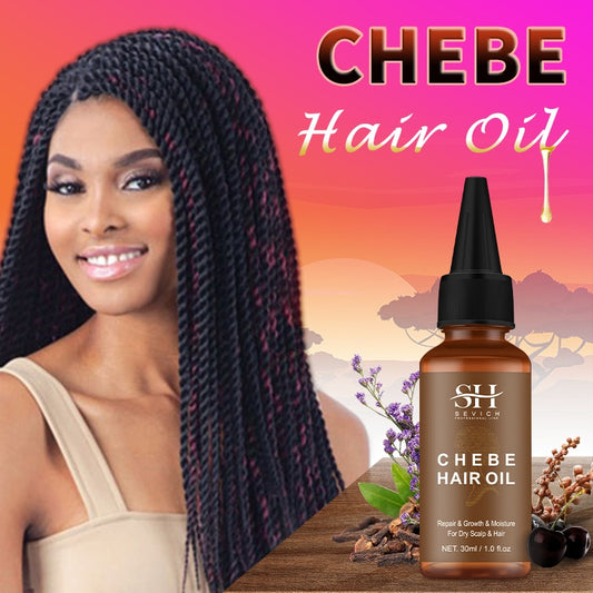 2022 New African Chebe Oil Hair Strengthener Chebe Extreme Hair Growth Oil Fast Edges Growth Oil Alopecia Hair Oil 30ml