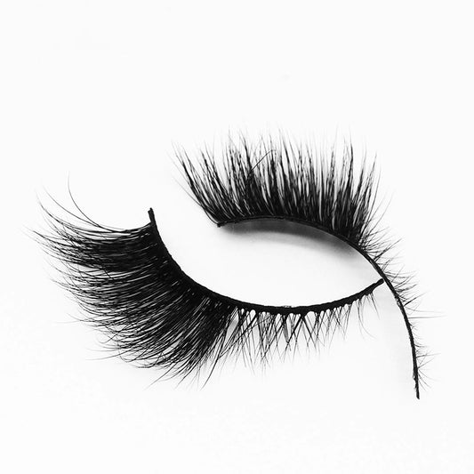 New Handmade Mink Eyelashes 3D Curl Winged Natural Realistic Messy End Eye Elongated Thick False Eyelashes Soft Fake Eyelashes