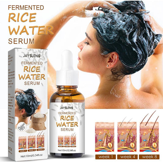 10ml Fermented Rice Water Hair Serum For Thinning Hair And Hair Loss Nourishing Hair Repair