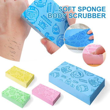 Bath Soft Body Exfoliator Sponge Body Scrub Sponge Dead Skin Removal Bath Exfoliating Scrub Sponge Body Shower Cleansing Brush