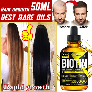 Hair Growth Oil Fast Hair Growth Products Scalp Treatments Prevent Hair Loss Thinning Beauty Hair Care for Men Women 50ml